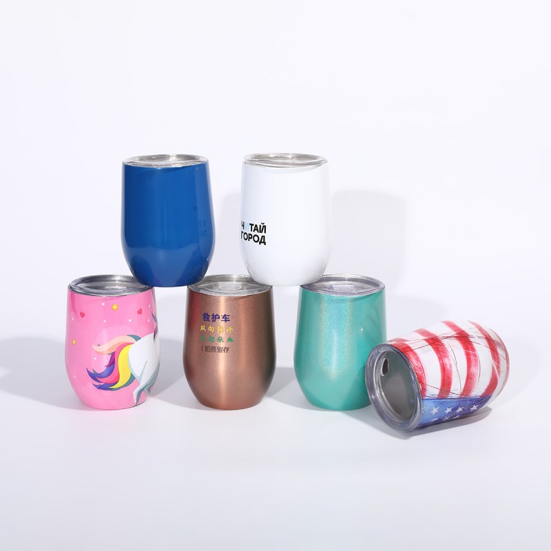 Custom 3D Full-Wrap Print Insulated Wine Tumbler