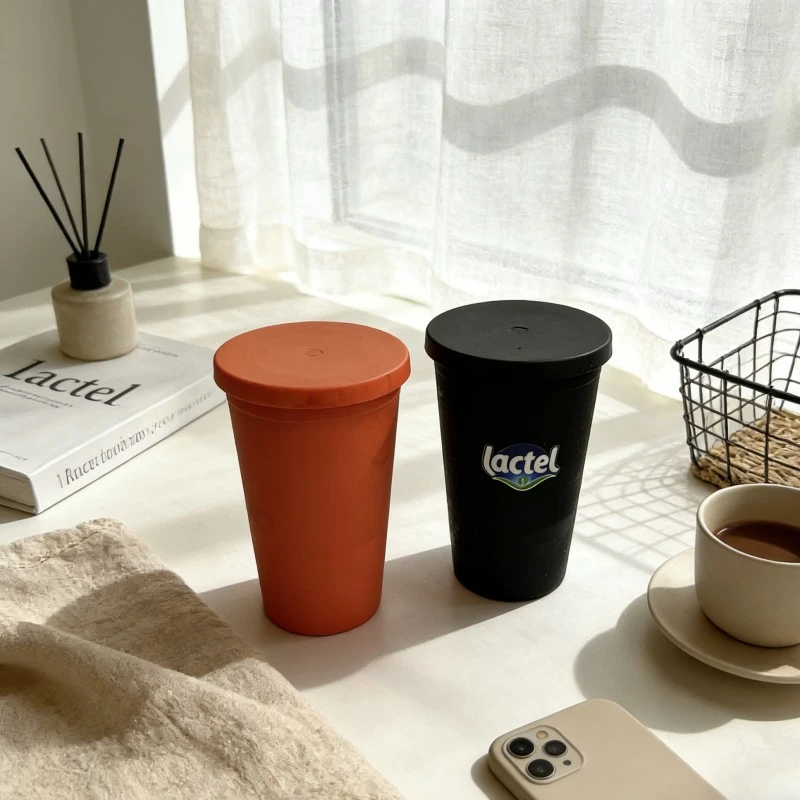 Matte Purple Reusable Plastic Tumbler