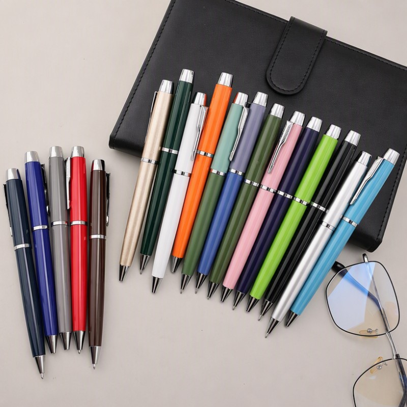 ໂລຫະຄລິກ Ballpoint Pen Custom Logo ທຸລະກິດຫ້ອງການຂອງຂວັນ Pen