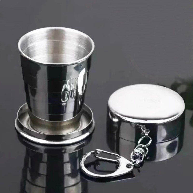 Portable Collapsible Stainless Steel Cup Travel