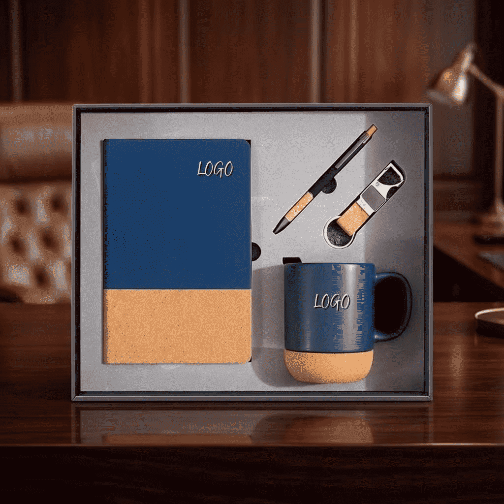 ຊຸດຂອງຂວັນຂອງບໍລິສັດ Premium Cork Accent